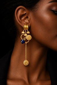 Ak Aqua Collage Earrings