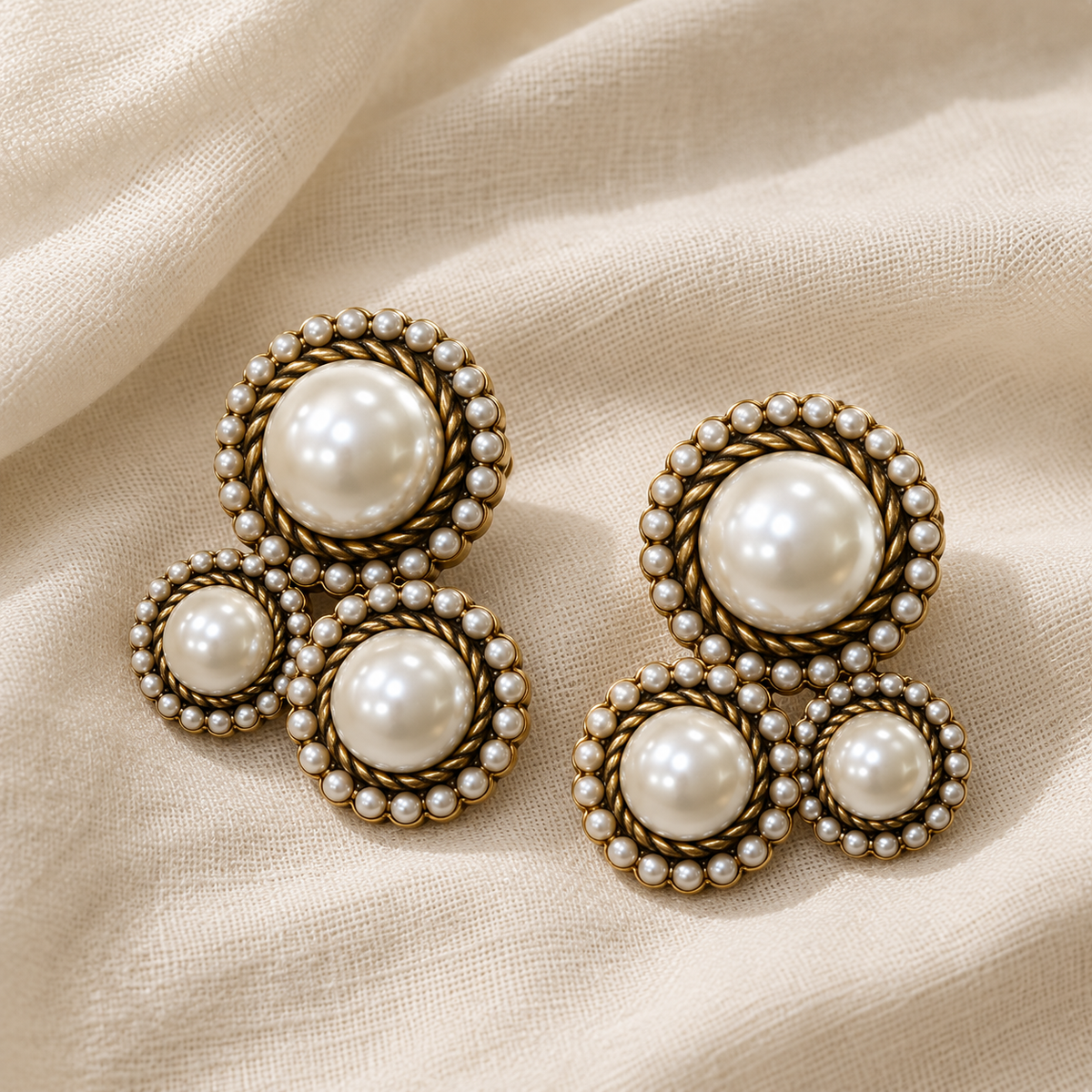 Vintage Pearl Earrings