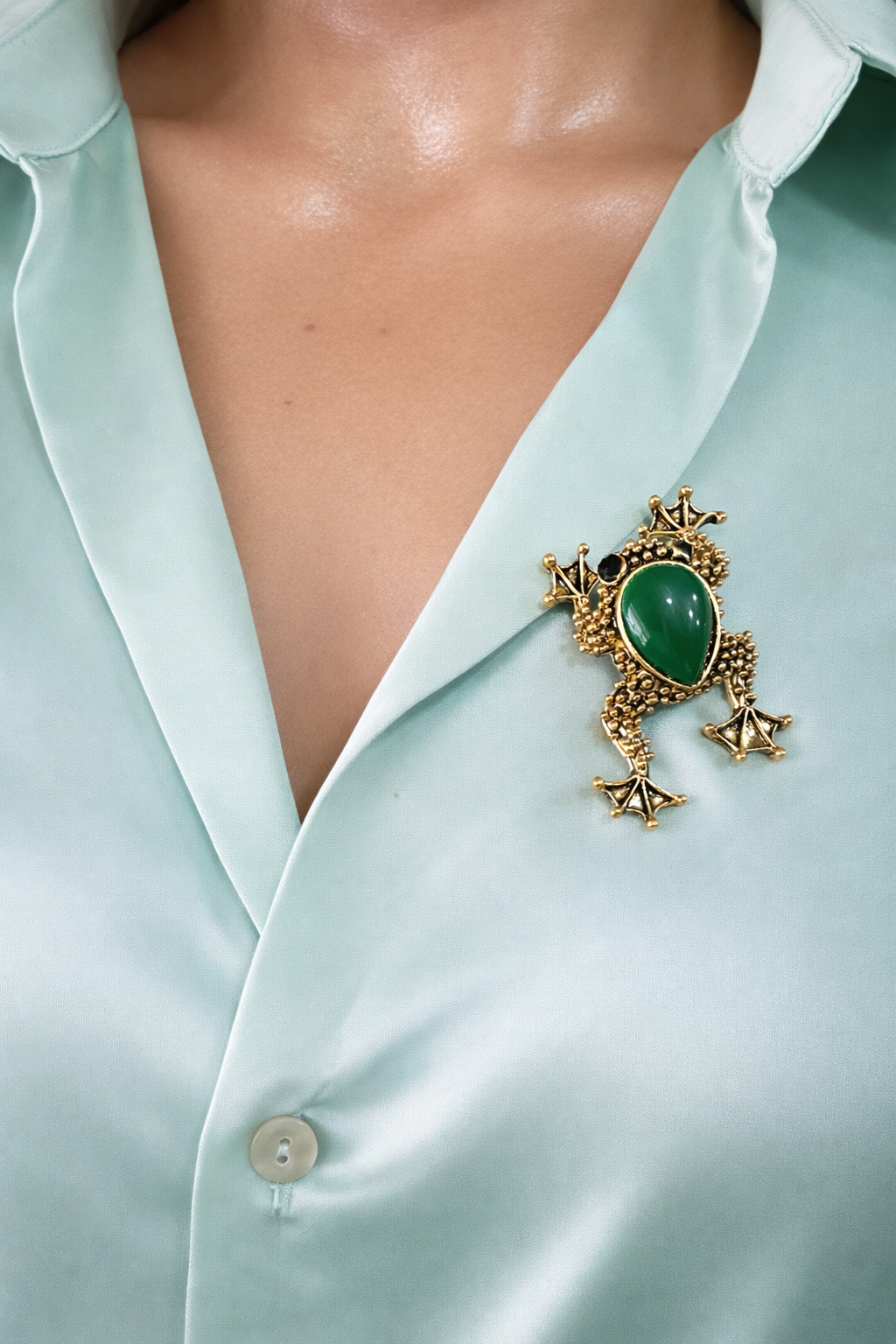 Maharaja Frog Brooch