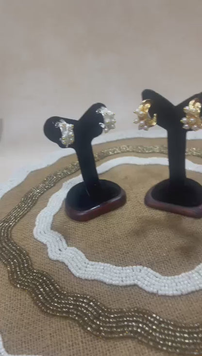 Pearl Twirl Loops Gold