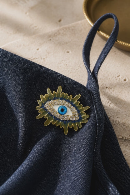 Evil Eye Brooch