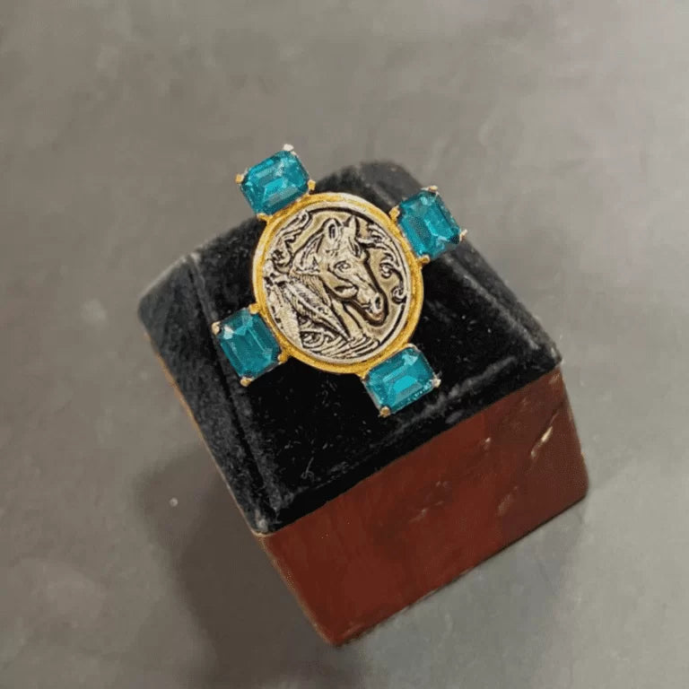 Aqua Horse Ring