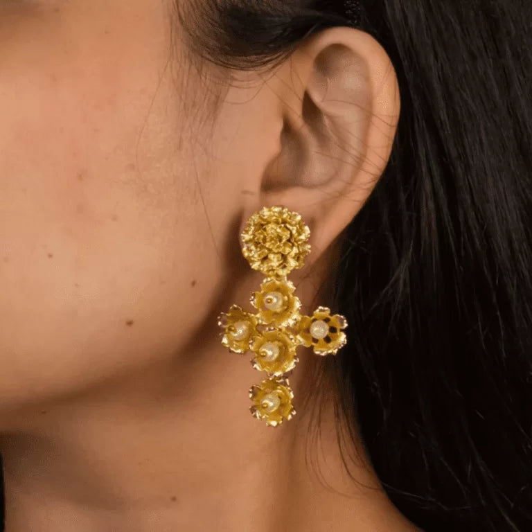 Mini Marigold Earrings