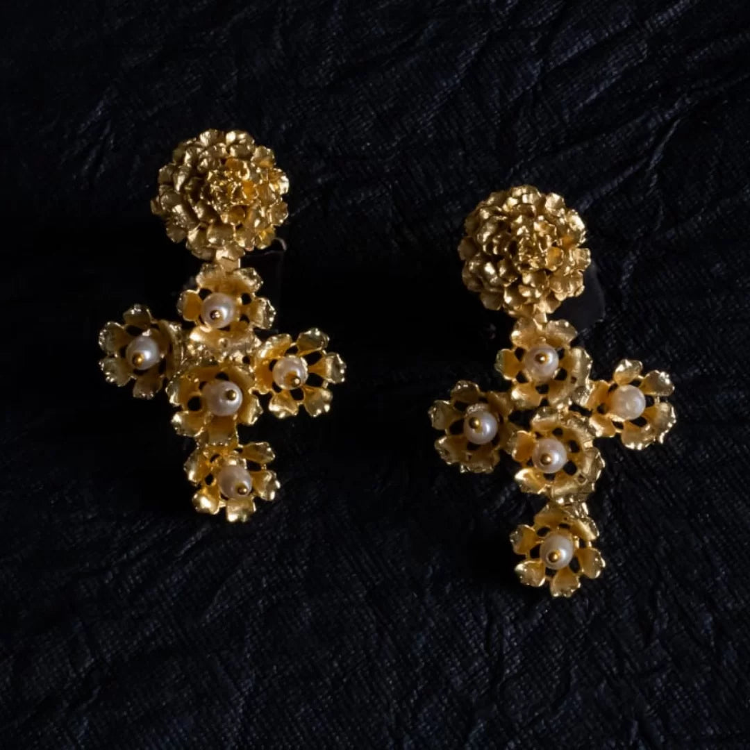 Mini Marigold Earrings