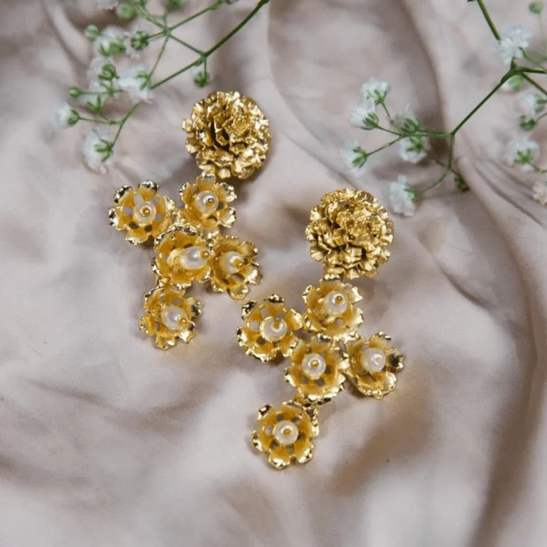 Mini Marigold Earrings