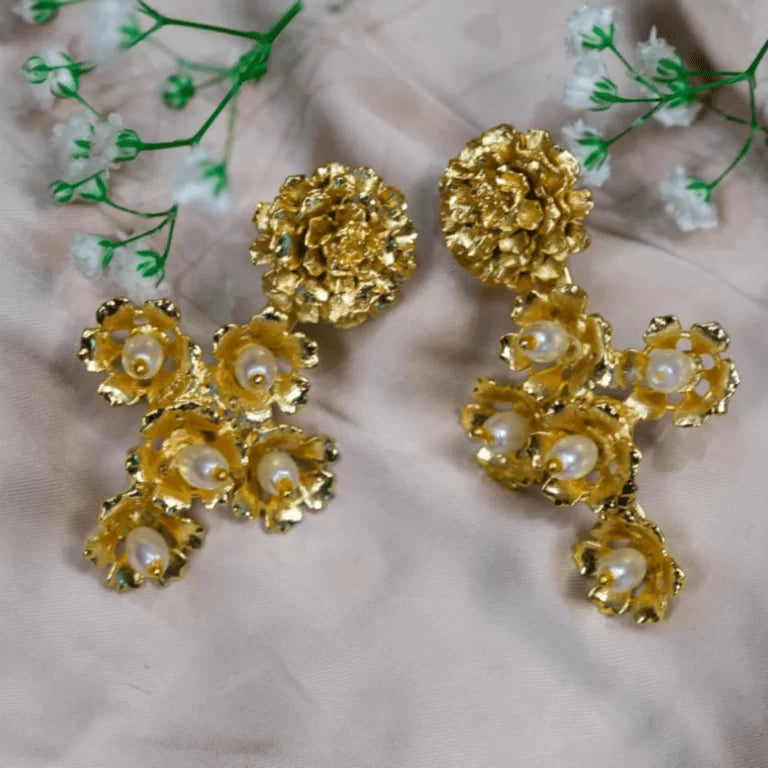 Mini Marigold Earrings