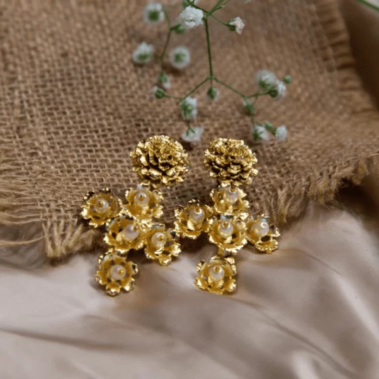 Mini Marigold Earrings